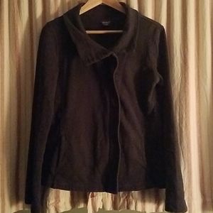 Grey Zip-up Sweatshirt Jacket